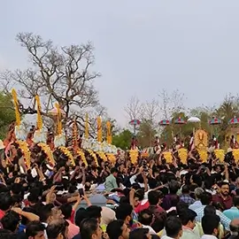 Colorful festival celebration showcasing the heritage culture of India