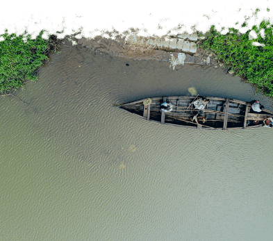 lakeside boating at famous temple in thrissur