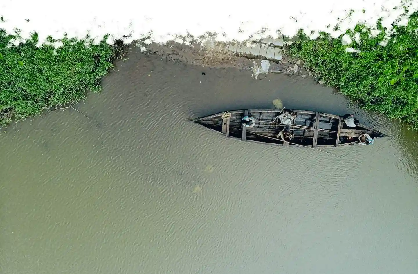 lakeside boating at famous temple in thrissur