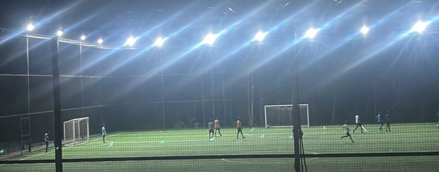 Local football match reflecting Kerala culture and heritage